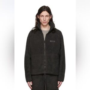 FEAR OF GOD essentials Teddy Fleece Zip-Up Jacket